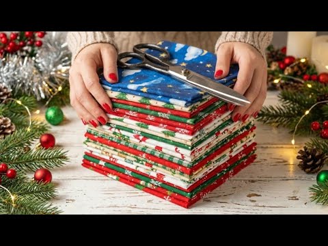 I Sell a TON! Earn money now! 🎄The easiest Christmas project using fabric scraps🎅The perfect gift