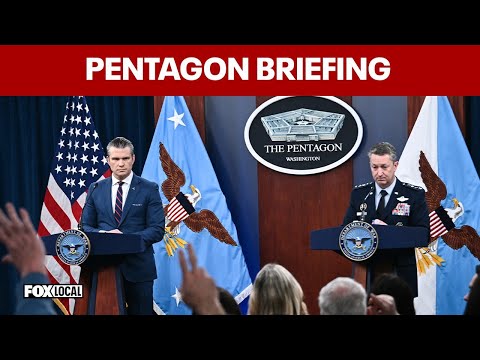 Pentagon briefing on Iran strikes | FULL VIDEO