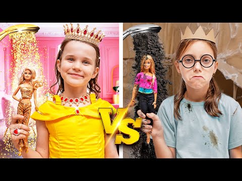 Barbie: Reich gegen Pleite – Umstyling aus Pappe