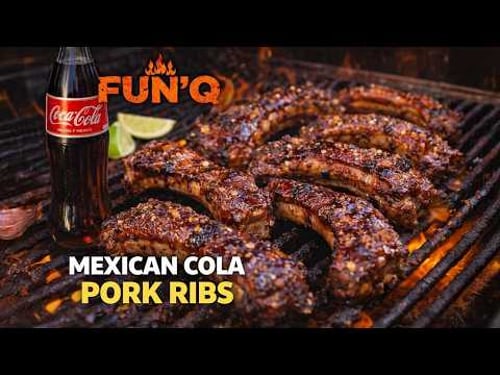 MEXICAN COLA PORK RIBS! Shredded Chicken Tacos, Summer Ceviche, Grilled Oysters | Fun’Q | Flambe!
