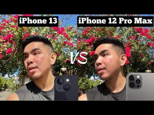 iPhone 13 or iPhone 12 Pro Max? Which is better? | Camera Comparison (How Big is the Difference?)