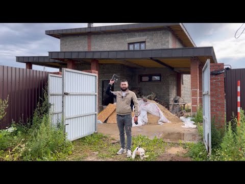 Механизированная штукатурка , этап работы на примере одной стены от команды #PlasterBro