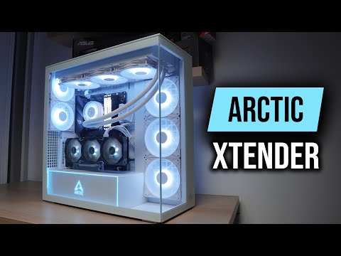 ARCTIC Xtender VG White Case Review, Unboxing and Build Guide