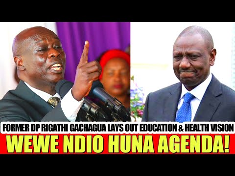 IFIKIE RUTO! 🔥 GACHAGUA UNVEILS BOLD EDUCATION & HEALTH AGENDA AS RUTO GOES MUTE