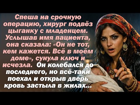Спеша на срочную операцию, хирург подвёз цыганку с младенцем. Услышав имя пациента, она сказала...