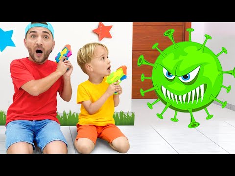Kids story about viruses