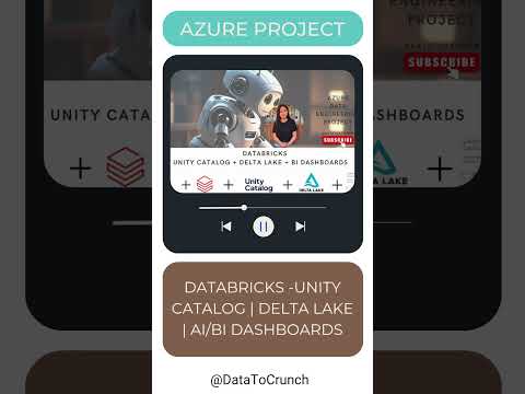 📝 Master Unity Catalog & Delta Lake in Databricks with BI Dashboards | Azure Project #azure