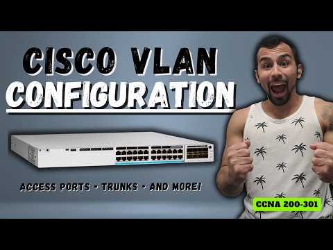 VLANs Explained: Cisco Switch Configuration Tutorial (CCNA 200-301 VLAN Lab)