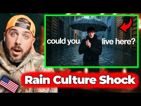 American Reacts to Europe’s Rainiest City 🌧️