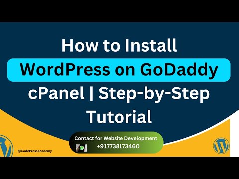how to Install Wordpress in Godaddy Cpanel