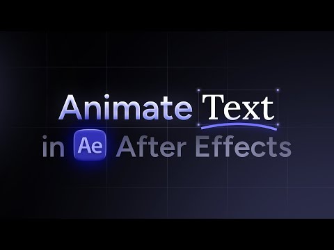 How to Animate Text in After Effects (Free Presets)