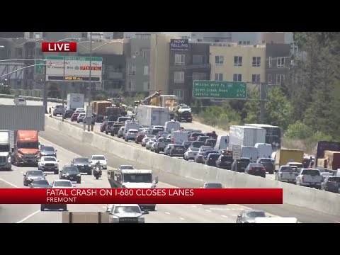 Accident on 680 snarls traffic in Fremont
