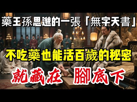 藥王孫思邈的一張「無字天書」:不吃藥也能活百歲的秘密,就藏在腳底下|養生|健康人生|老年健康|打坐冥想|道家|佛教 |修心修行|禪悟人生 |南無阿彌陀佛|談佛道安