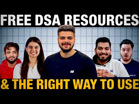 Best Free DSA & INTERVIEW Resources I Followed to crack AMAZON MICROSOFT SALESFORCE ADOBE ORACLE 🔥😱