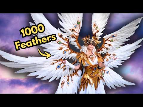 I made 1000 Feathers for a Biblically Accurate Angel