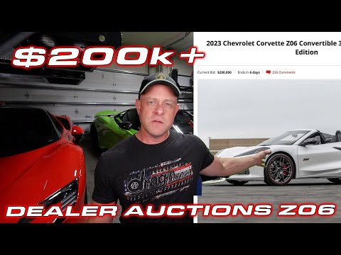 Chevy penalizes customers but not dealers? * Dealer auctions off new Corvette C8 Z06 for huge $