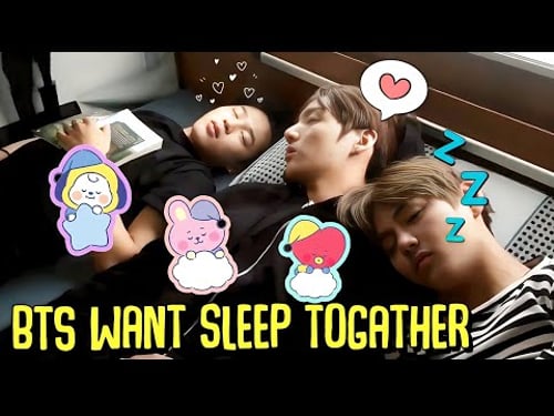 BTS Want Sleep Together
