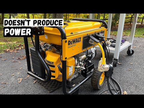 DeWalt Generator No Power - Fixed Using a Generac