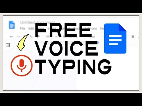 How To Get Free Voice Typing In Google Docs