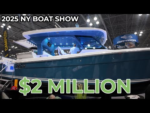 The Most Luxurious Boats at the 2025 New York Boat Show!
