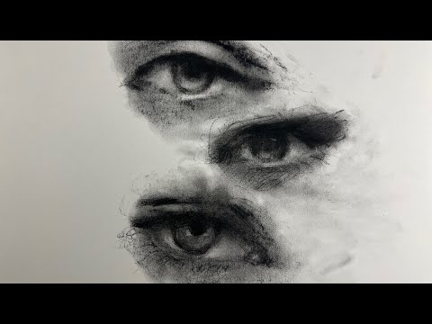 CHARCOAL EYE DRAWING TUTORIAL