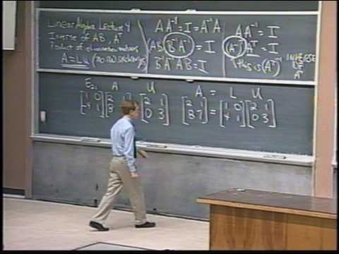 4. Factorization into A = LU