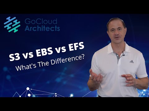 AWS Storage - S3 vs EBS vs EFS Comparison