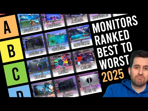 Ranking ALL 35 Monitors I Tested in 2025