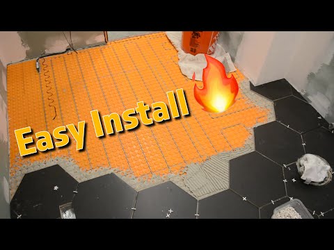 How to Install a Heated Floor | Bathroom Remodel Part 6
