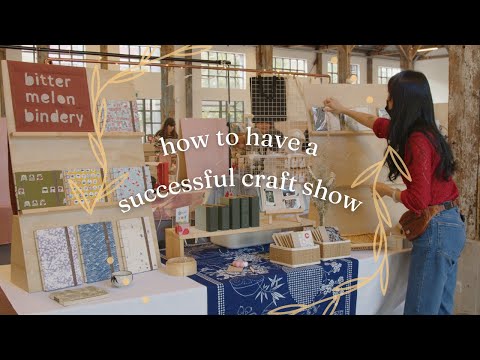A craft market vlog - preparation, display, pricing, and more!