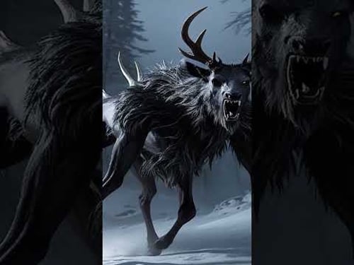 The Wendigo #horror #terrifyingtales #cryptid #horrortok #horrorfilm #ghoststories #scary