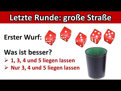 Kniffel - Strategie - Stochastik