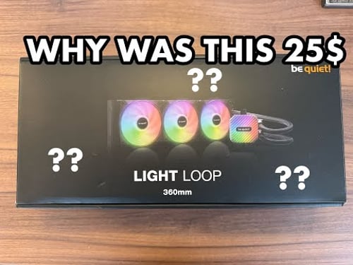 Be Quiet Light Loop 360mm for only 25$!