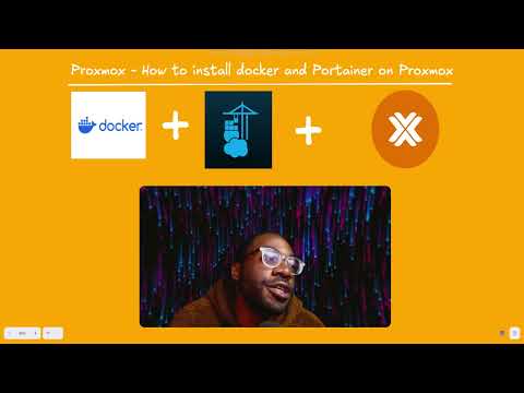 Proxmox - How to install docker and portioner on Proxmox?