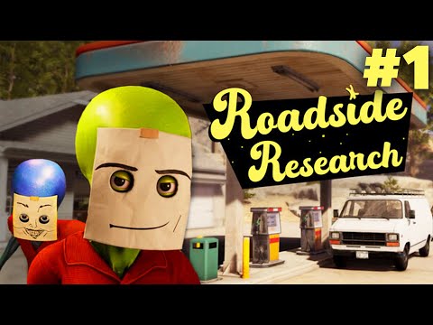 Roadside Research Gameplay Walkthrough Part 1 - Gas Station Simulator But we are Aliens
