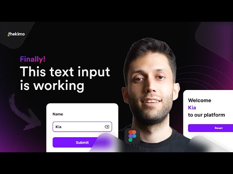 Functional text input in Figma - Using #variables and #conditionals