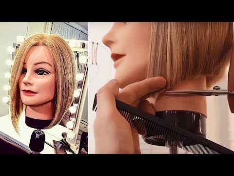 Стрижка на короткие волосы БОБ КАРЕ. Артем Любимов - обучение парикмахеров ОНЛАЙН.