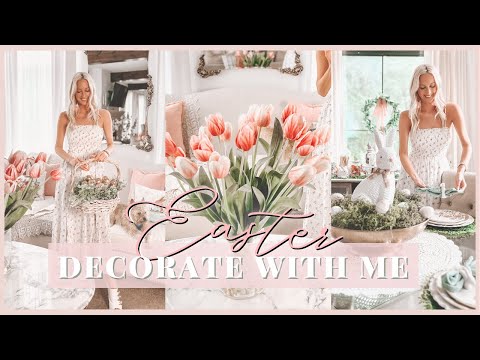 EASTER DECORATE WITH ME // SPRING DECORATING IDEAS // EASTER DECORATION IDEAS // SPRING DECOR 2023