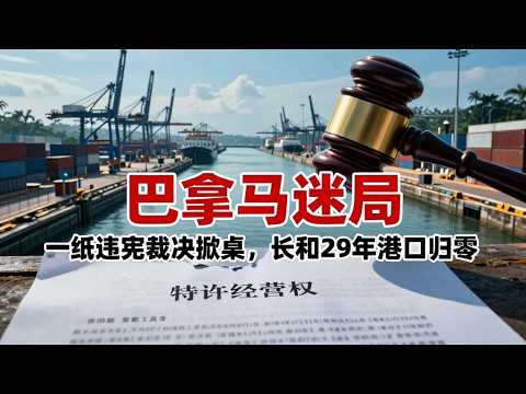 巴拿马港口迷局:长和29年港口一夜归零;违宪裁决掀桌,巴拿马“法治清算”全链条:审计→违宪→接管|谁买单?从1997奇袭到2026驱逐:长和如何走到今天这一步|北京红线与监管副作用:为何越阻击越失去