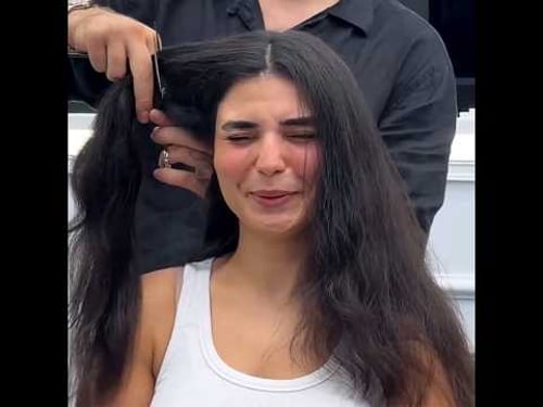 She Didn't Recognize Herself After Hair Transformation | Surprise Hair Makeover