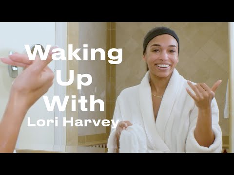 Lori Harvey's 5-Step Skincare Routine | Waking Up With | ELLE