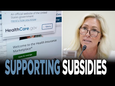 Marjorie Taylor Green BREAKS With Republicans, Supports Extending Obamacare Subsidies | NEWSNATION