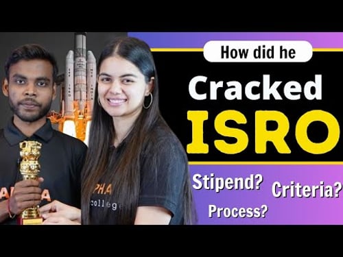 How he cracked ISRO🇮🇳 Internship? From Tier 3 to ISRO | Inspirational story