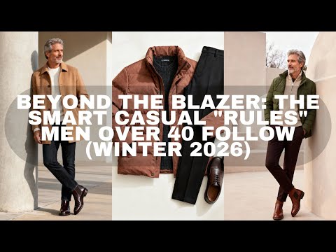 Beyond The Blazer: The Smart Casual "Rules" Men Over 40 Follow (Winter 2026)