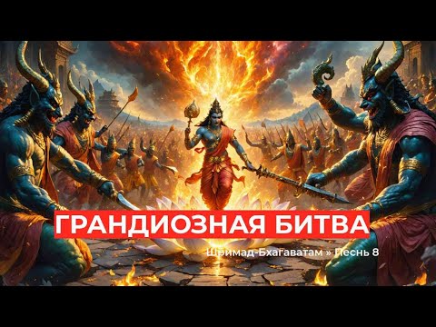 Битва полубогов с демонами: эпопея Справедливости в Шримад-Бхагаватам