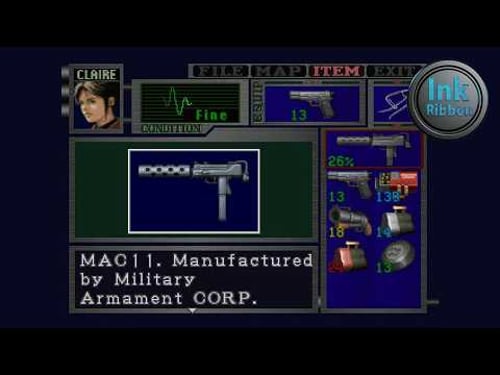 The Inventory Screens of Resident Evil