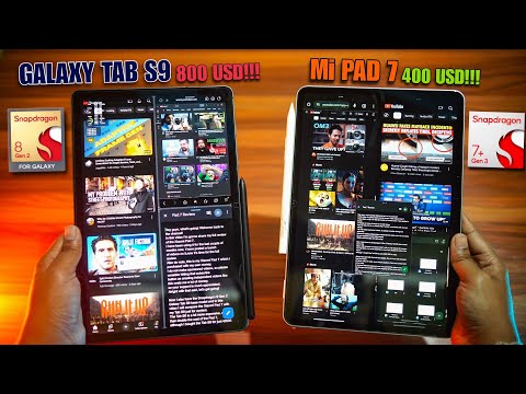 Xiaomi Pad 7 In-Depth Review vs Galaxy Tab S9 | SD 7+ Gen 3 vs SD 8 Gen 2 | HyperOS 2 vs One UI 🔥