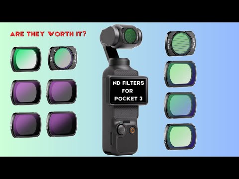 Why you need ND Filters for Your Osmo Pocket 3: We Compare ND16, ND32, ND64, ND256 CPL, UV, Star 8K
