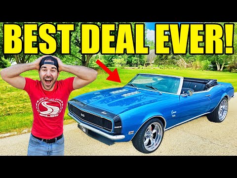 I Bought A FIRE SALE 68 CAMARO RS/SS & Fixed It For $300! Previously Sold At Mecum For $45,000!