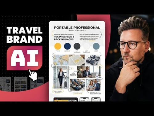 I Rebranded this TRAVEL TIPS Business in 45 mins with AI (Live Demo)